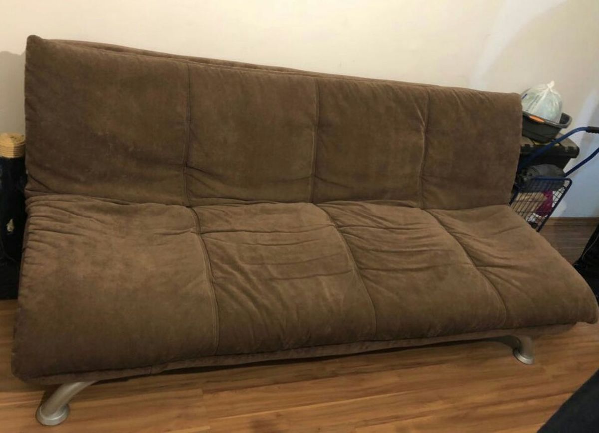 Sofá Cama Casal Marrom Sofá Sams Club Usado 28218208 enjoei