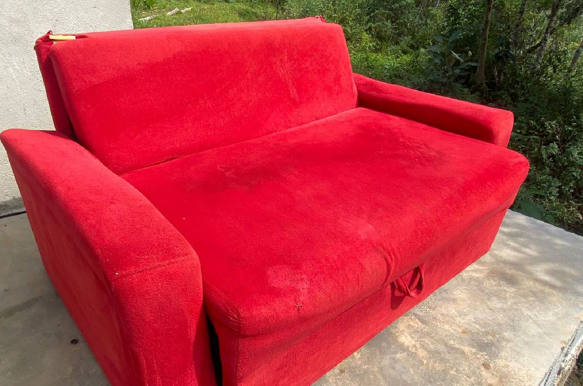 Sofá Cama Confortável Sofá Sofa Usado 76228347 enjoei