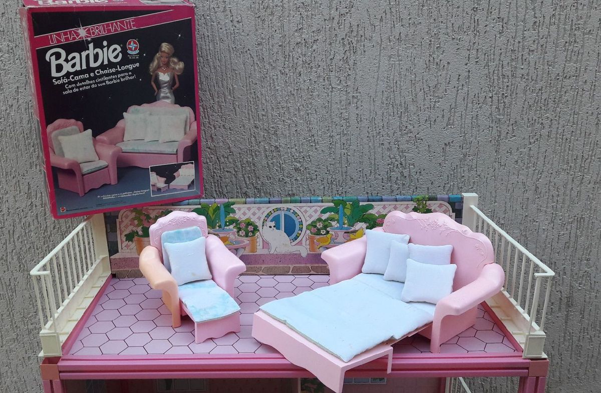 Sofa Cama da Barbie Anos 90 | Sofá Barbie Usado 42513625 | enjoei