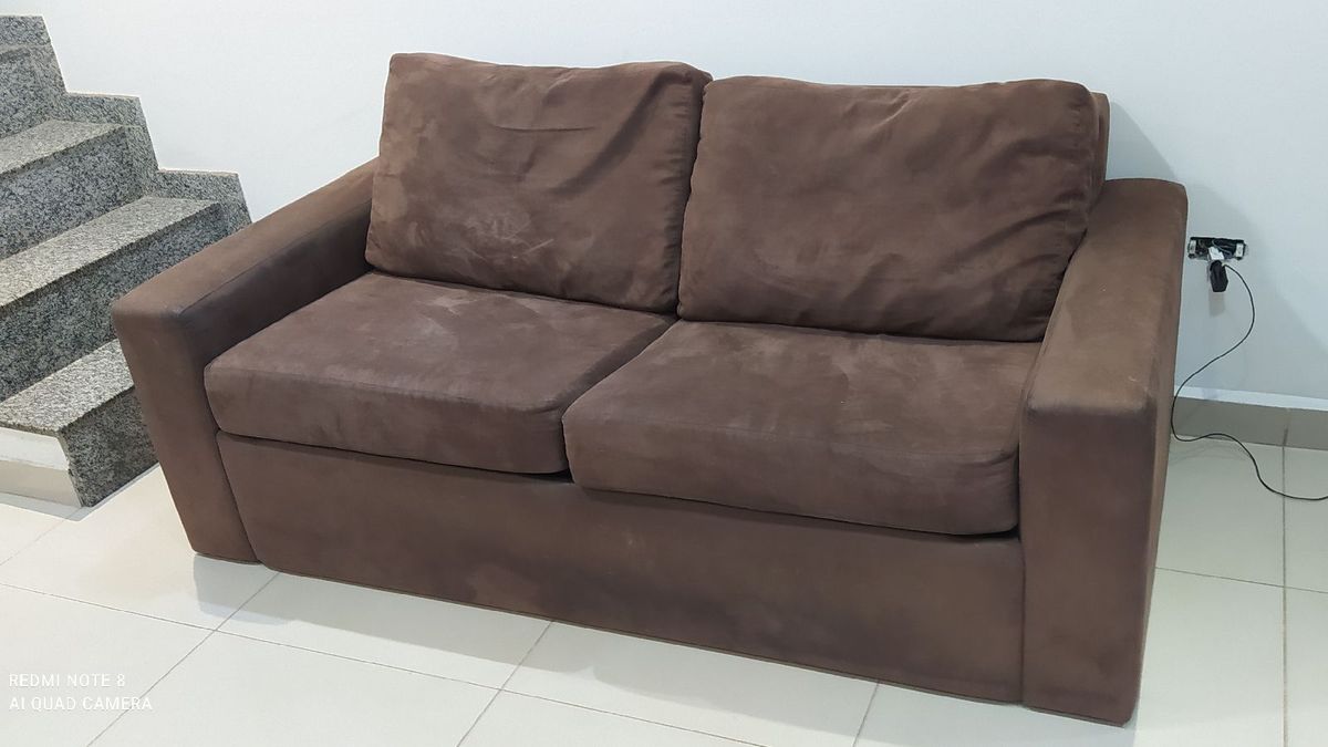 Sofá Cama em Molas Sofá Sofa Cama Usado 75349411 enjoei