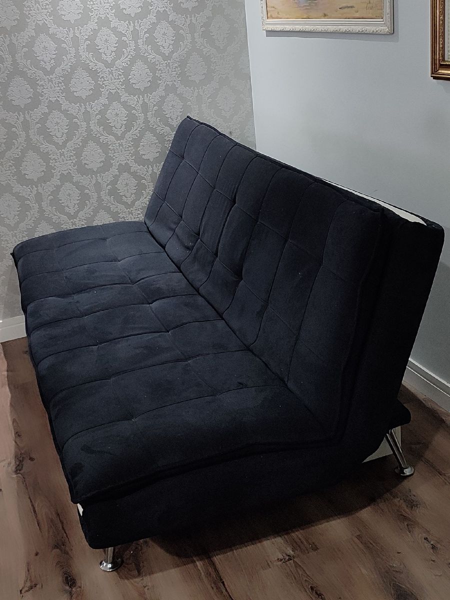 Sofá Cama Estiloso de Casal Sofá Usado 76193227 enjoei