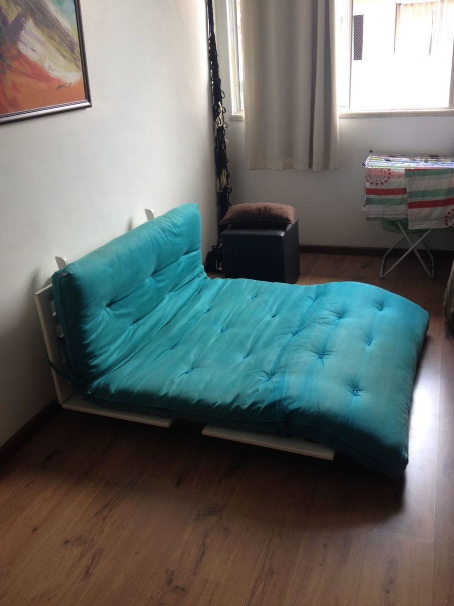 Sofá Cama Futon Sofá Oppa Design Usado 19178264 enjoei