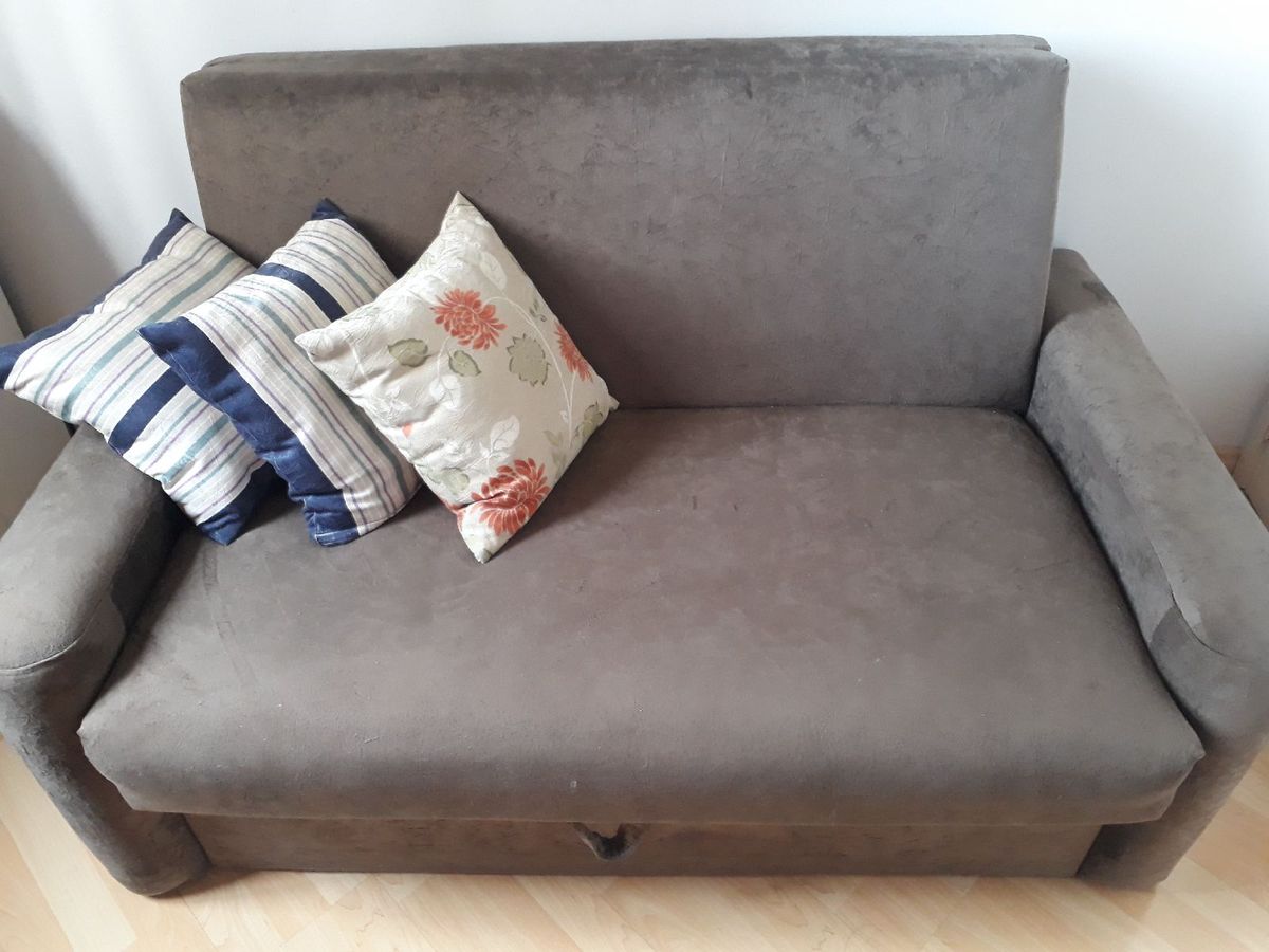 Sofá Cama Marrom Sofá Usado 50575328 enjoei