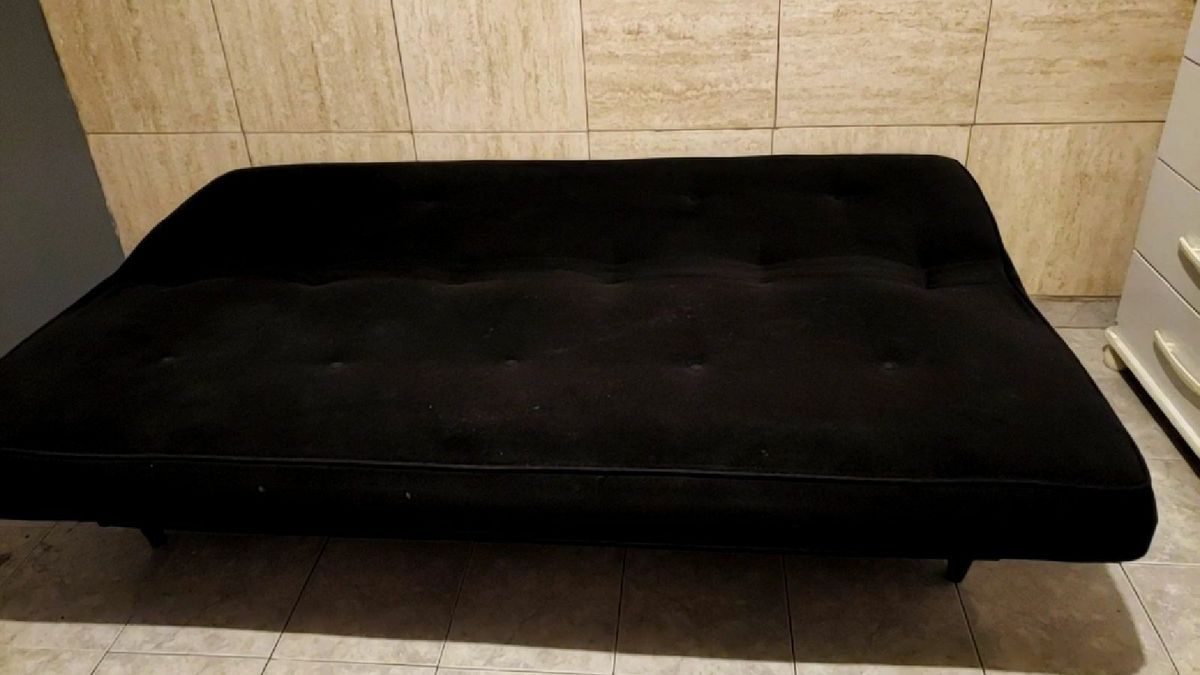 Sofá Cama Preto Sofá Usado 66042395 enjoei