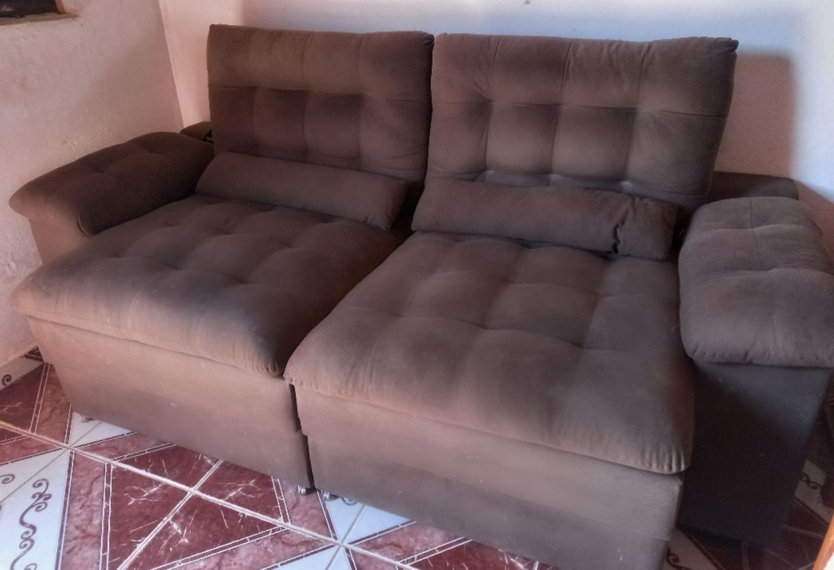 Sofá Cama Retrátil | Sofá Sofa Cama Usado 74303672 | enjoei