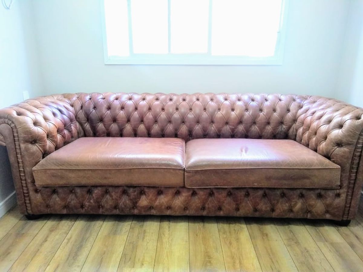 Sofá Chesterfield Novissimo Sofá Usado 51322028 enjoei