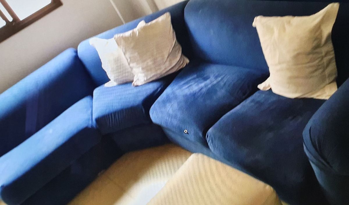 Sofá em L 4 Lugares Sofá Feito Sob Medida Usado 47346541 enjoei