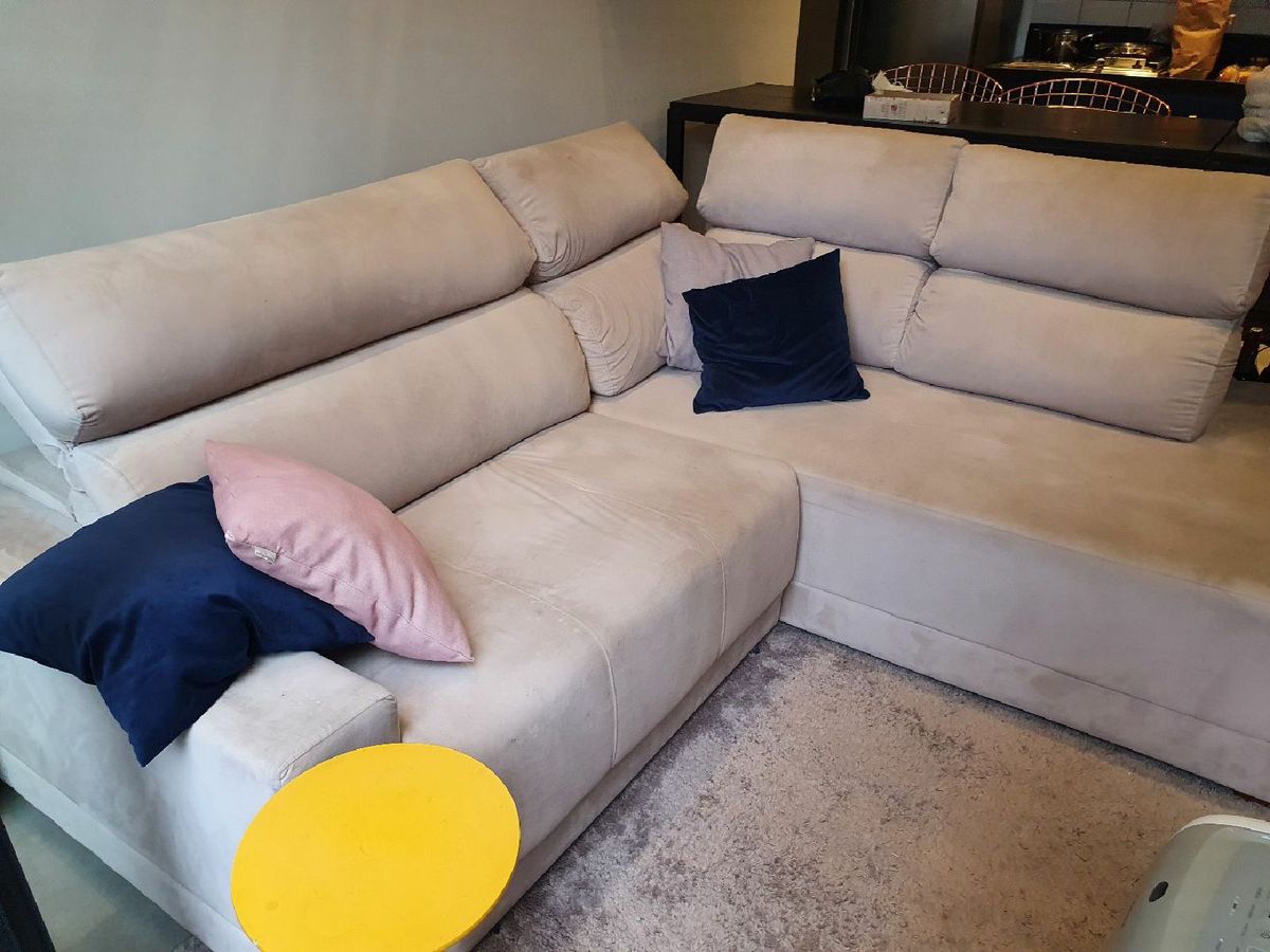 Sofa em L Reclináveis e Extensivel Sofá Teodoro Sampaio Usado