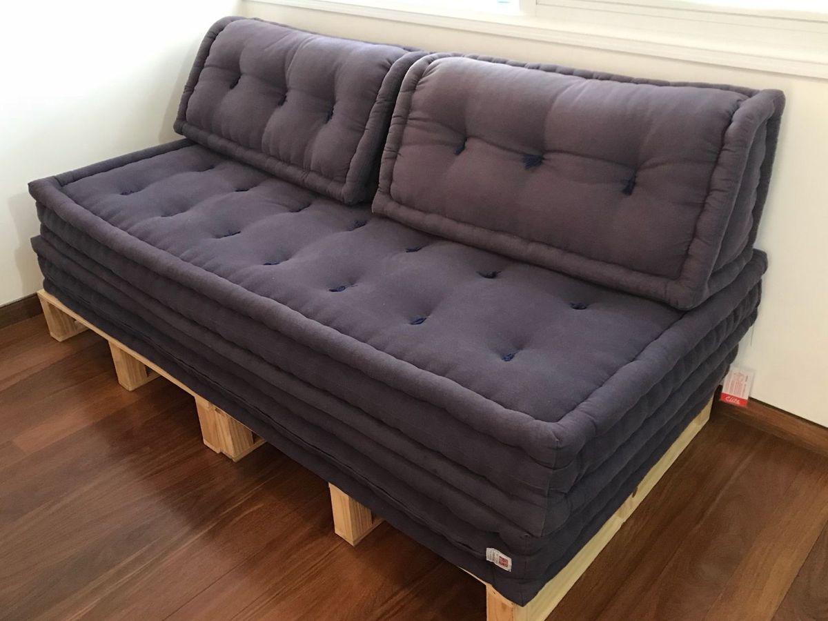 Sofá Futon Turco Roxo Sofá Futon Company Usado 28306773 enjoei