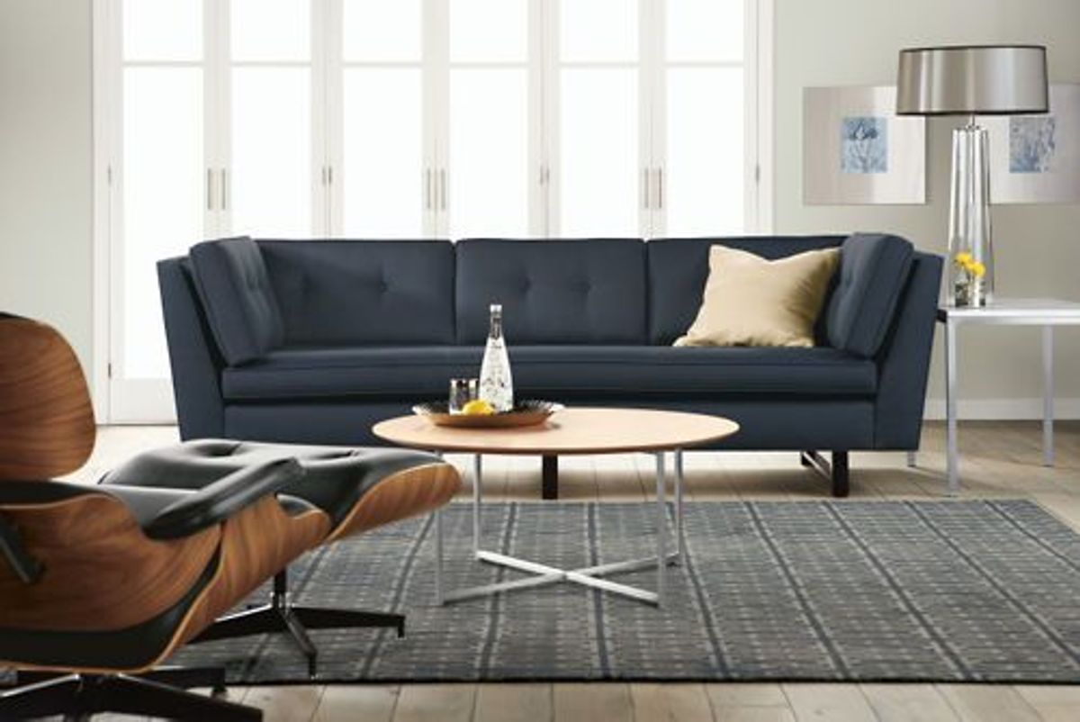 Sofá Importado "clarke Sofa In Dustin Ink" da Famosa Loja Americana