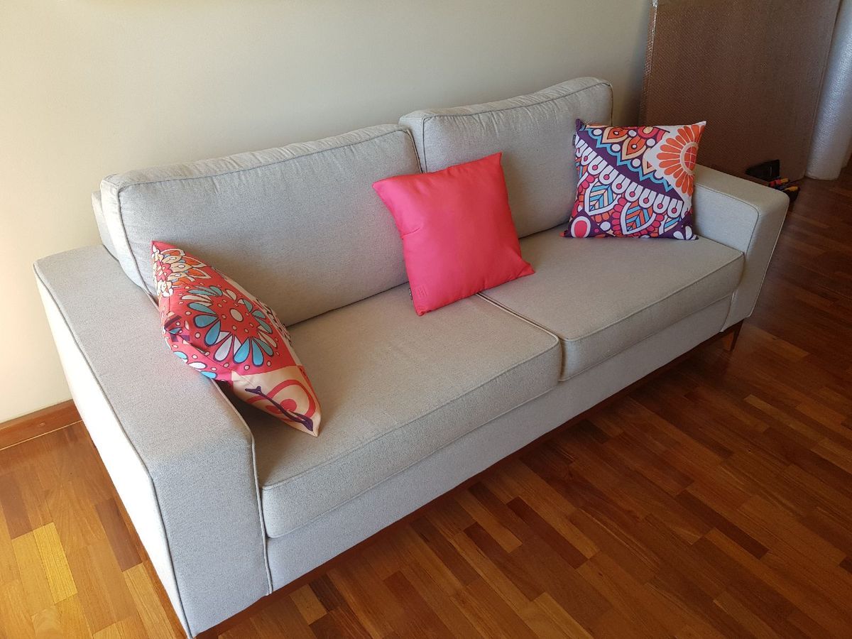 Sofá Law 3 Lugares Tok Stok Sofá Tok E Stok Usado 54044045 enjoei