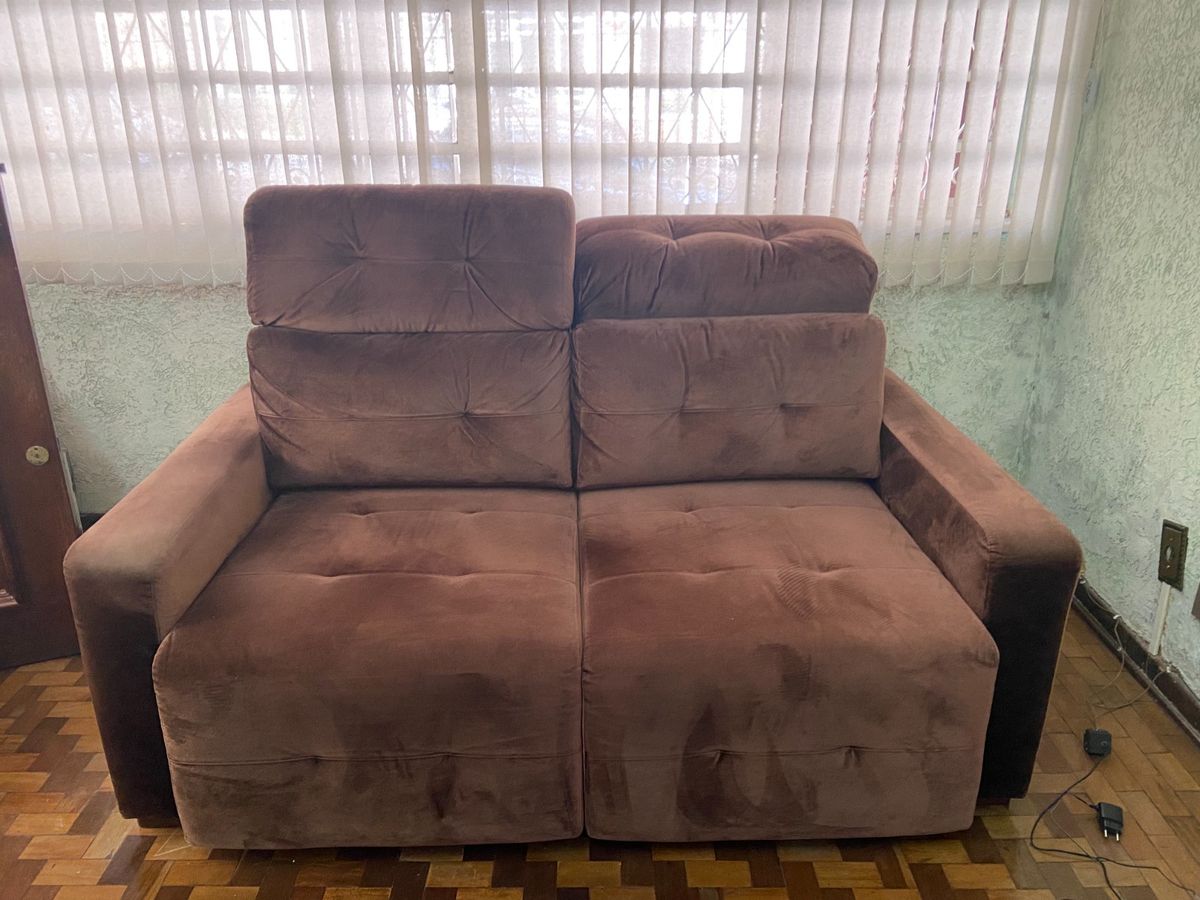 Sofá Retrátil de Dois Lugares Sofá Usado 76051551 enjoei