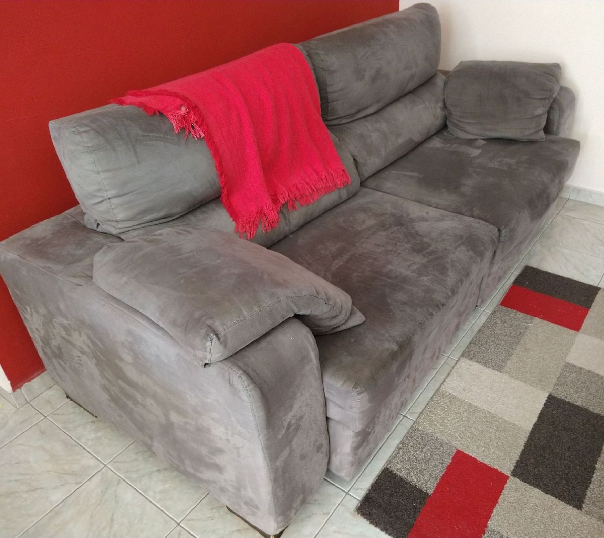 Sofá Retrátil e Reclinável Divido em 2 Módulos Sofá Sylvia Design Sob