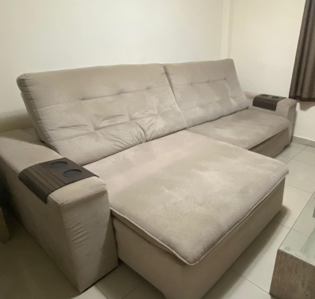 Sofá Retrátil e Reclinável Sofá Usado 50936113 enjoei