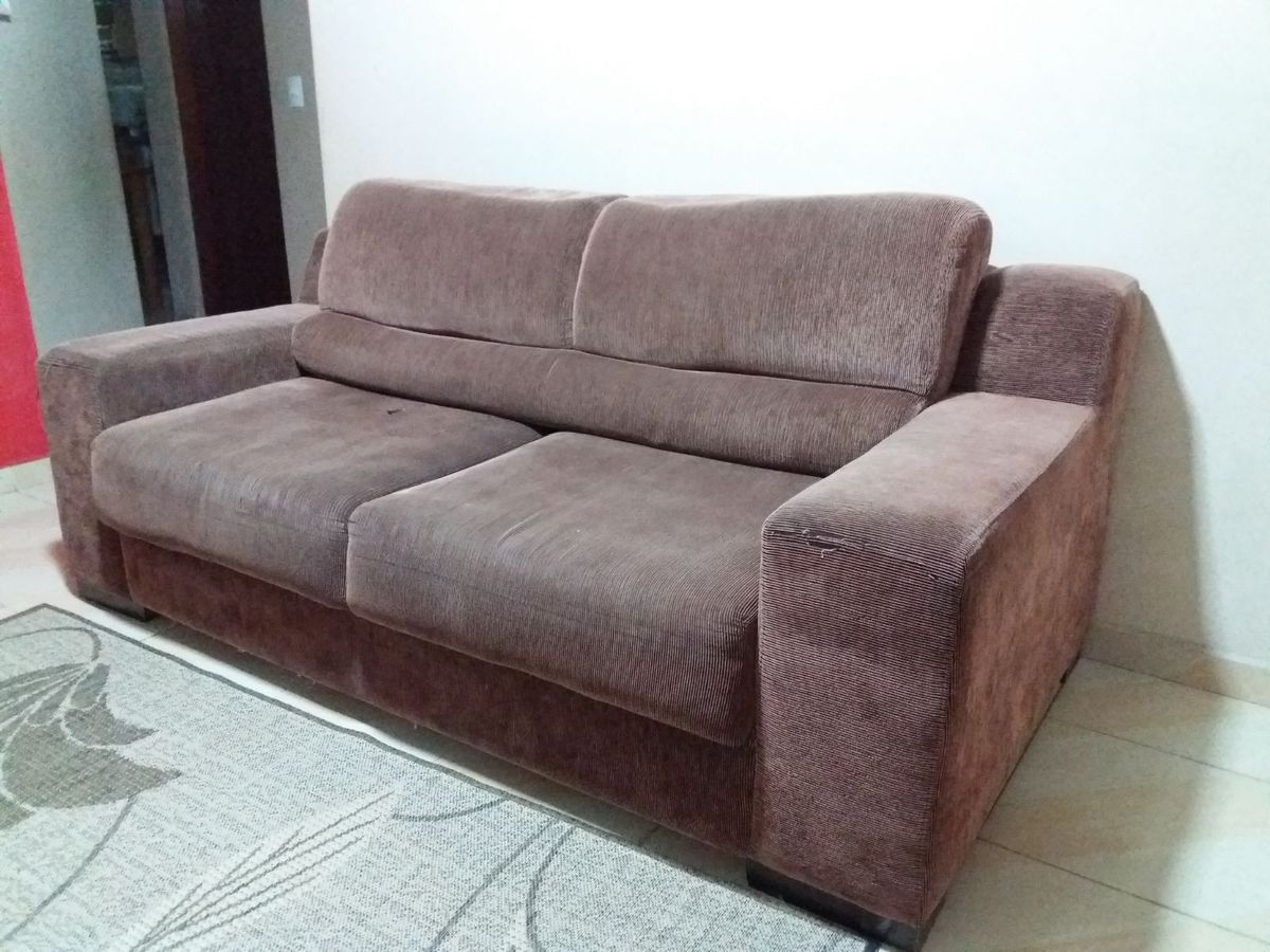 Sofá Retrátil Grande Unico Dono Sofá Usado 41589924 enjoei