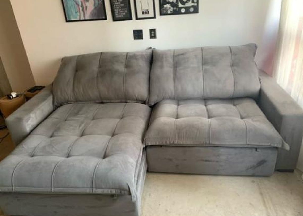 Sofá Retrátil Reclinável Sofá Nunca Usado 69580976 enjoei