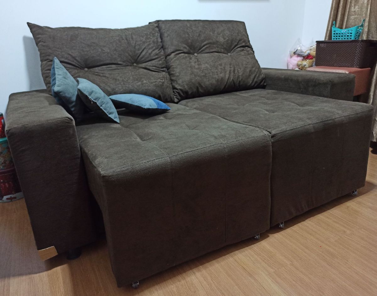 Sofá Retrátil Seminovo Sofá Usado 77455571 enjoei