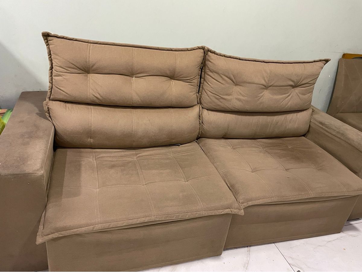 Sofá Retrátil Sofá Sofá Retrátil Usado 81698141 enjoei