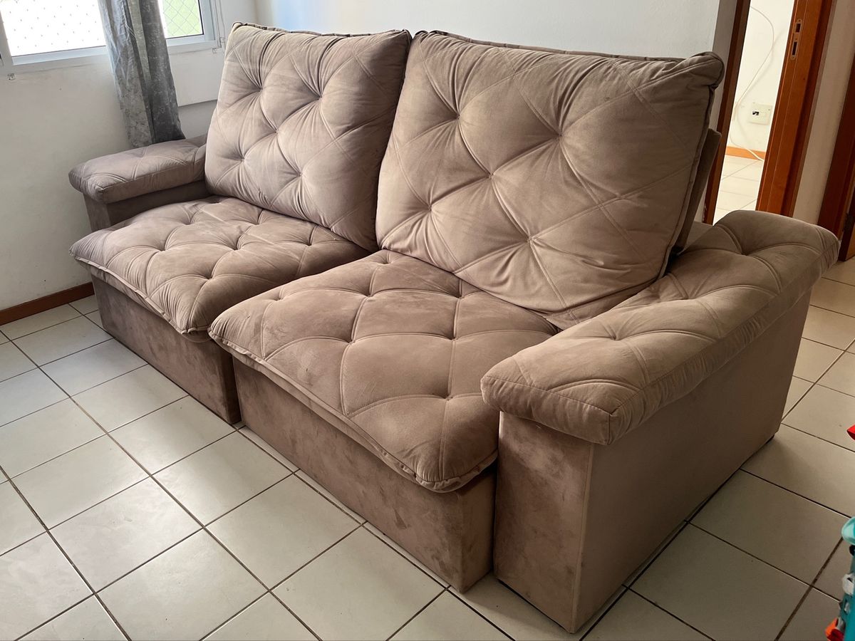 Sofá Retrátil Sofá Sofa Usado 76120614 enjoei