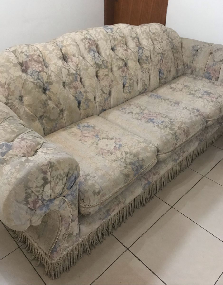Sofa Retrô Antigo 3 e 2 Lugares Sofá Usado 66204738 enjoei