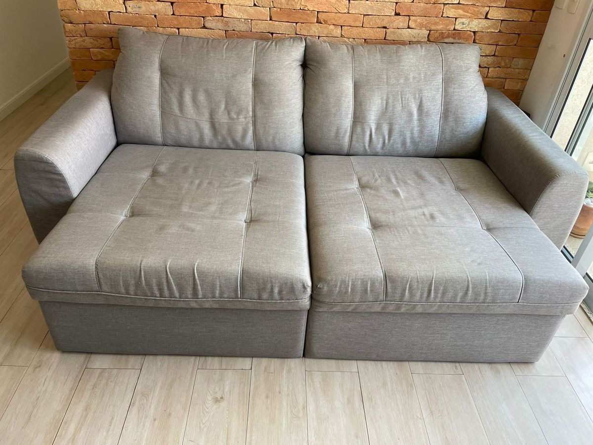 Sofá Tok&stok Retrátil 3 Lugares Modelo Doha Stitch Sofá Tok E Stok
