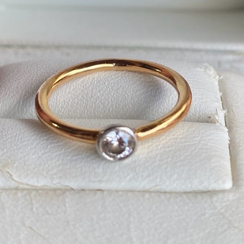 Solitario Tiffany Bezet Round Original Tiffany Co Usado 103021856 enjoei