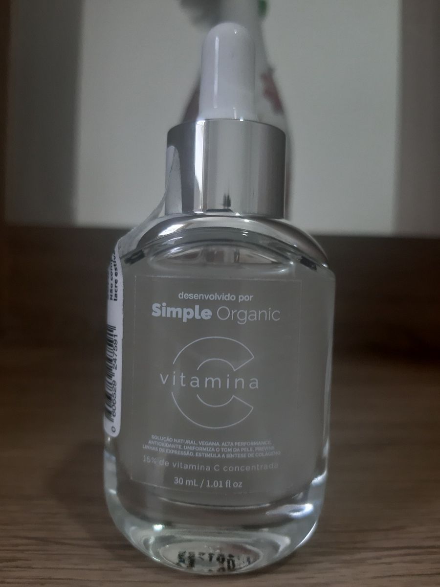 Solu O Vitamina C Cosm Tico Feminino Simple Organic Nunca Usado Enjoei