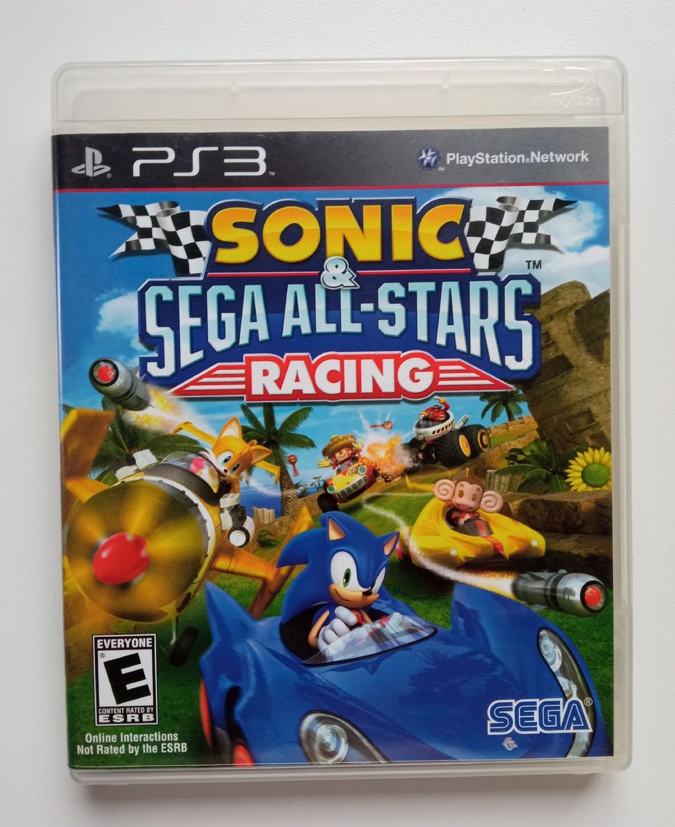 Sonic & Sega All Stars Racing Ps3 Original | Jogo de Videogame Ps3 ...