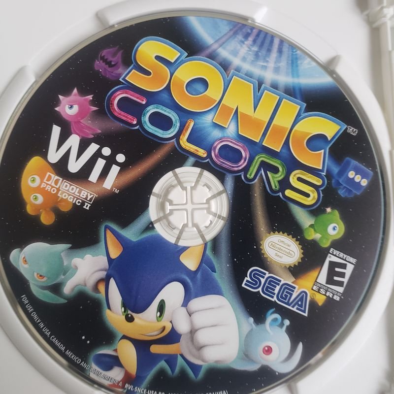 Sonic Colors Nintendo Wii New and Sealed Sonic the Hedgehog Sealed Game