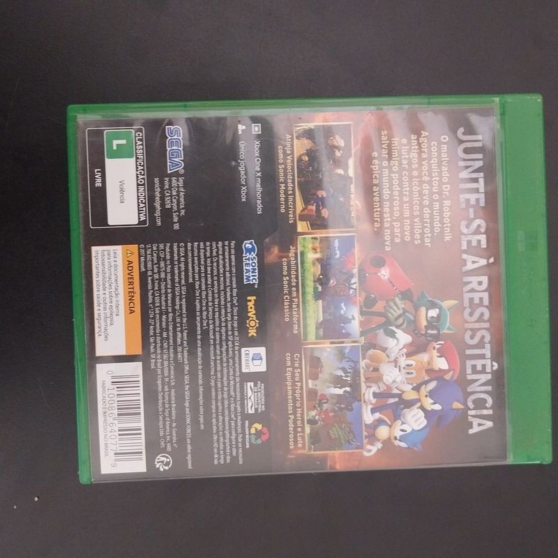 Jogo Sonic Forces Xbox One, Jogo de Videogame Xbox One Usado 77227791