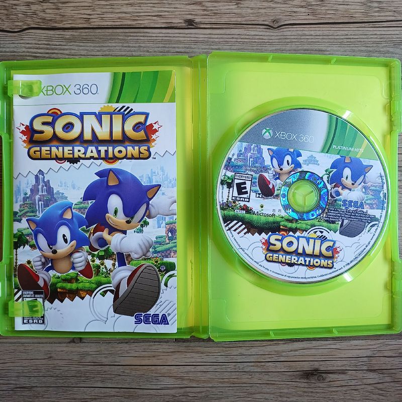 Sonic Generations - Xbox 360, Jogo de Videogame Xbox 360 Usado 90810415