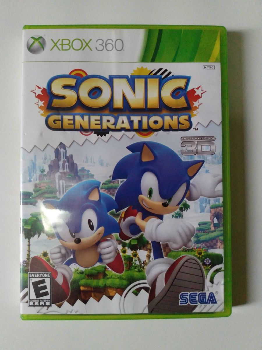 Jogo Sonic Generations para Vídeo Game Xbox 360