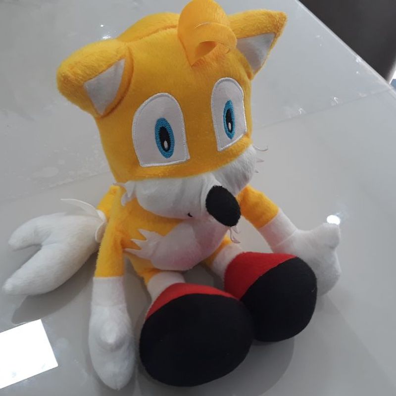 Boneco Sonic de pelúcia Gigante 80 cm - Sonicão