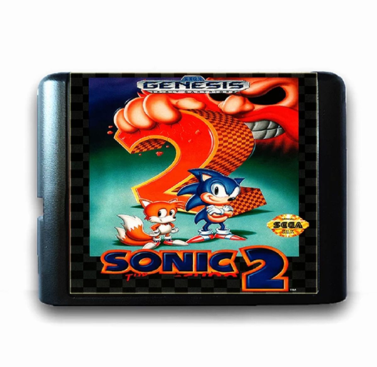 Sonic The Hedgehog 2 Cartucho Fita para Mega Drive Sega Genesis | Jogo ...