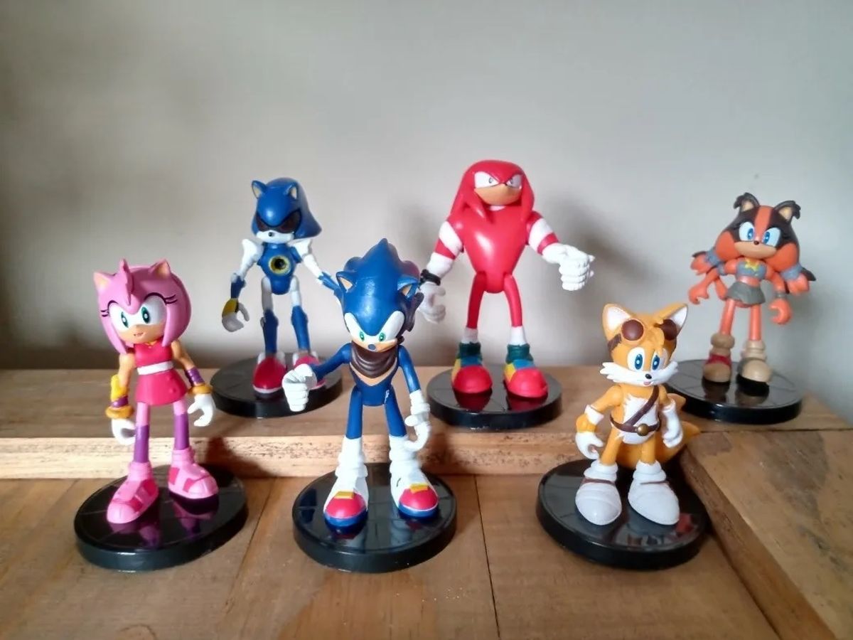 Kit Peinture Sonic The Hedgehog - 3 Figurines à Peindre Enfant DIY
