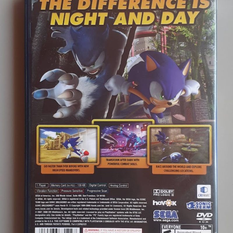 Sonic Unleashed (PS2)