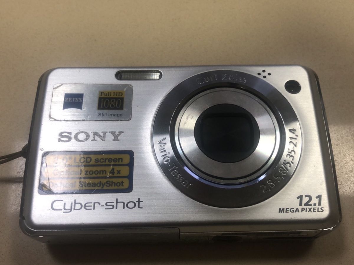 Sony Cyber Shot 12.1 Mega Pixels Sucata Máquina Fotográfica Digital