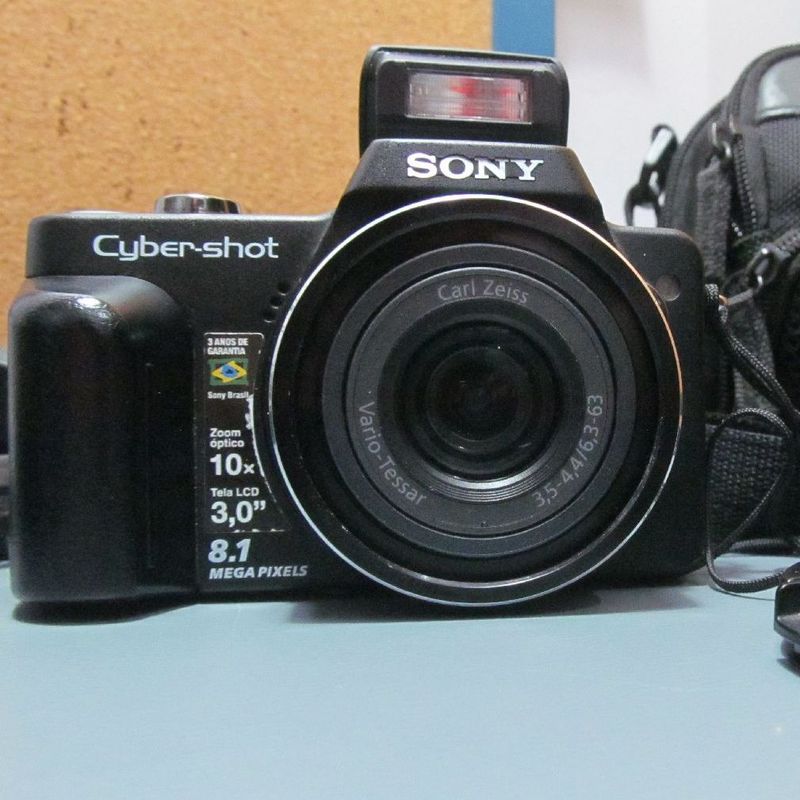 Sony Cyber-Shot Dsc-H10 - Câmera Digital - Todos Os Acessórios