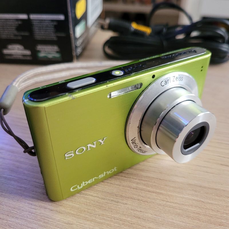 Sony Cybershot Dsc-W320 Verde Claro / Camera Digital, Máquina