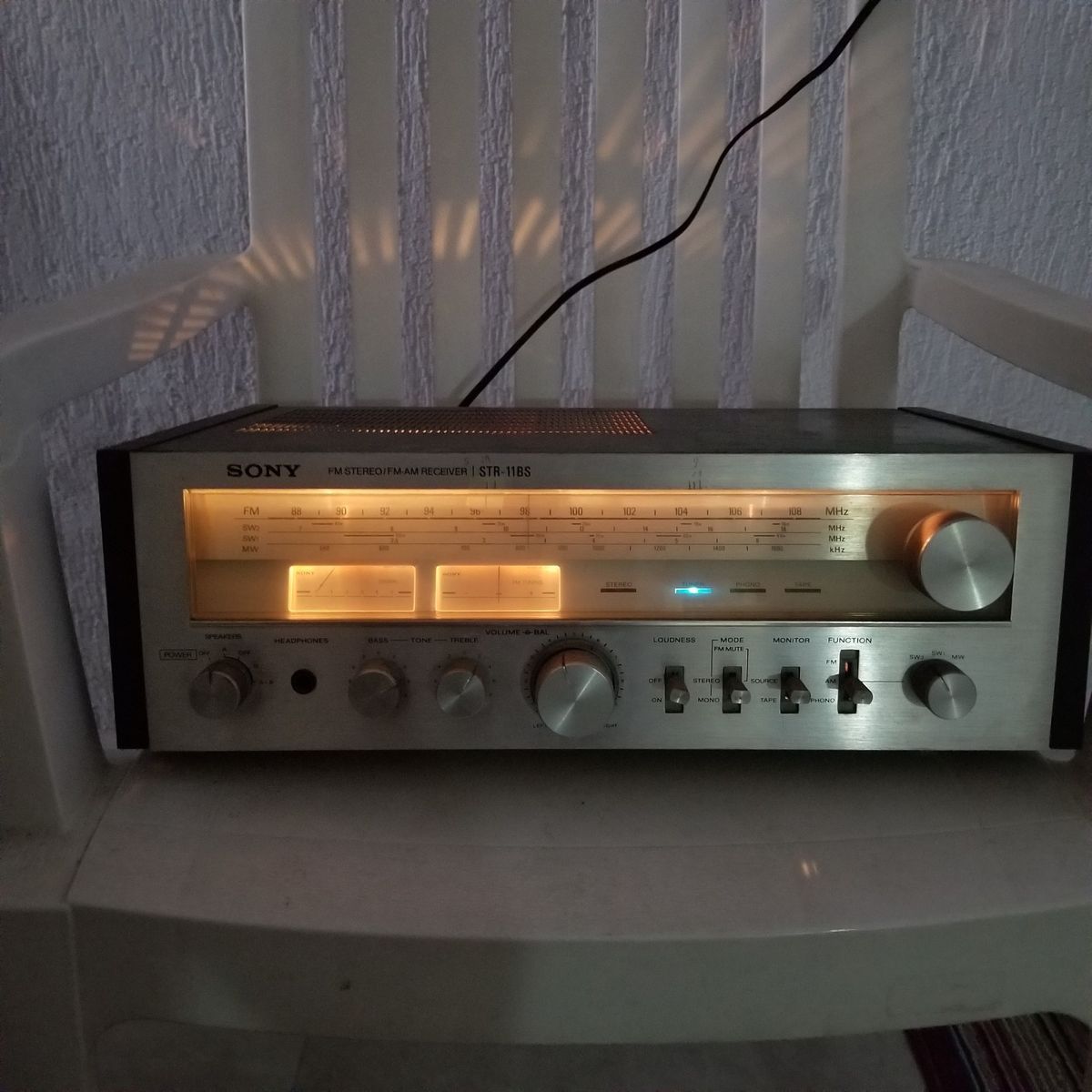 Sony Fm Stereo / Fmam Receiver Str 11bs Antigo Relíquia Item de