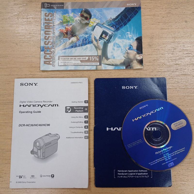 Sony Handycam Dcr-Hc46 | Sony Usado 105453347 | enjoei