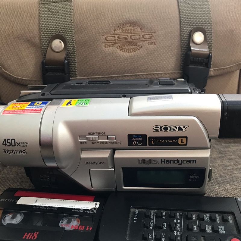 Sony Handycam Digital 8 Dcr-Trv-120 Vintage | Filmadora Sony Usado