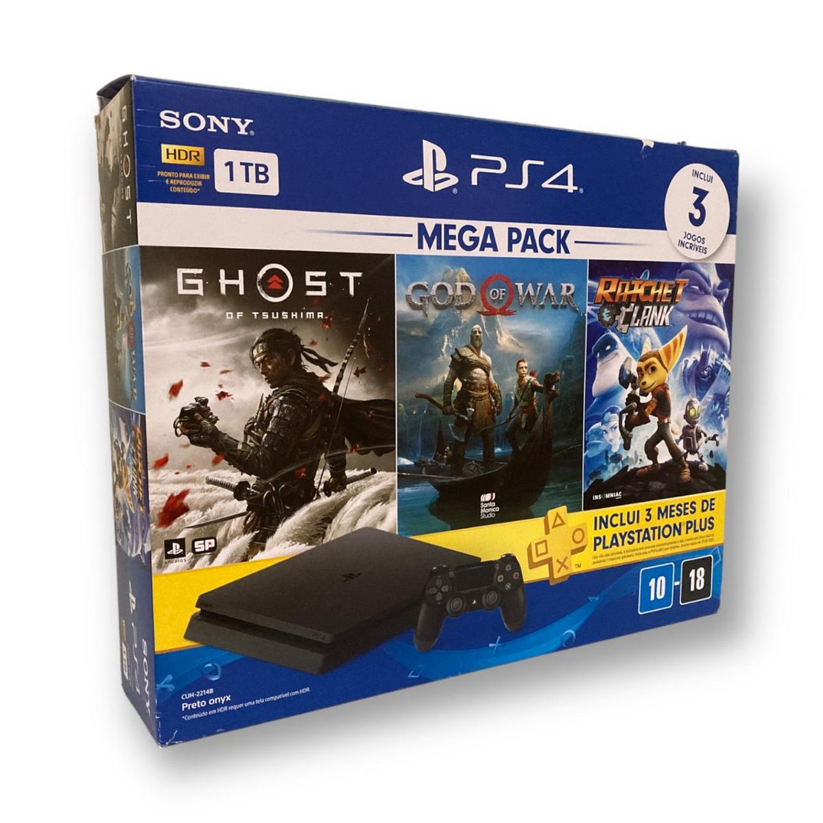 Sony Playstation 4 Slim 1tb Mega Pack V18 | Console De Videogame Sony ...