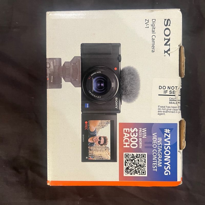 Sony Zv1 Nova Compacta Preta | Máquina Fotográfica Digital Sony
