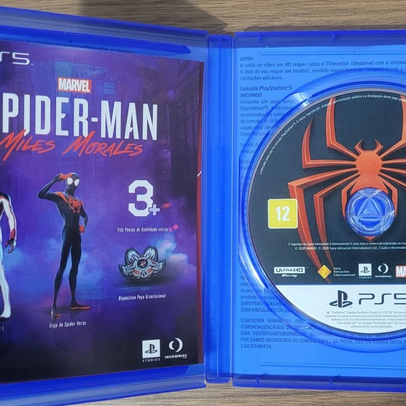 Spider-Man Miles Morales Ultimate Edition Ps5, Jogo de Videogame Ps5 Usado  83856338