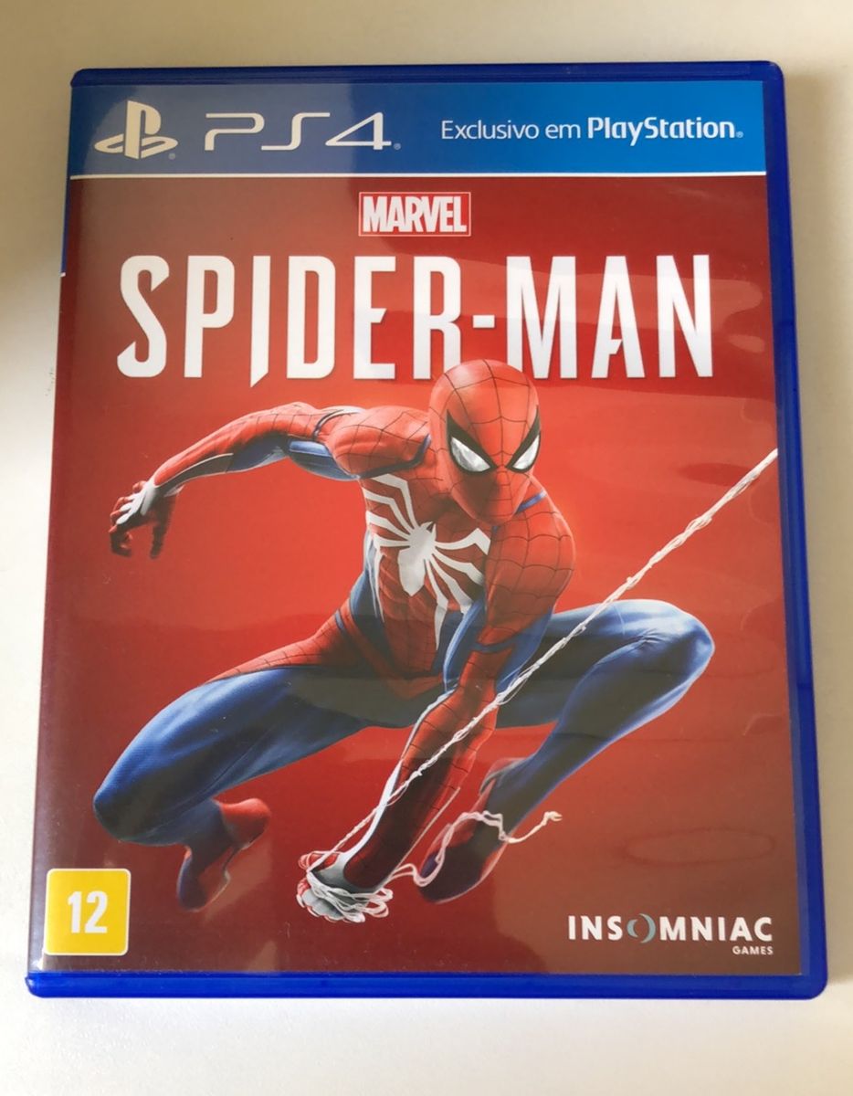 Marvel spiderman 2018 (ps4) usado rus playstation 4 jogar jogos para ps4  jogo de vídeo famicom console de jogo usado caixa de jogo - AliExpress