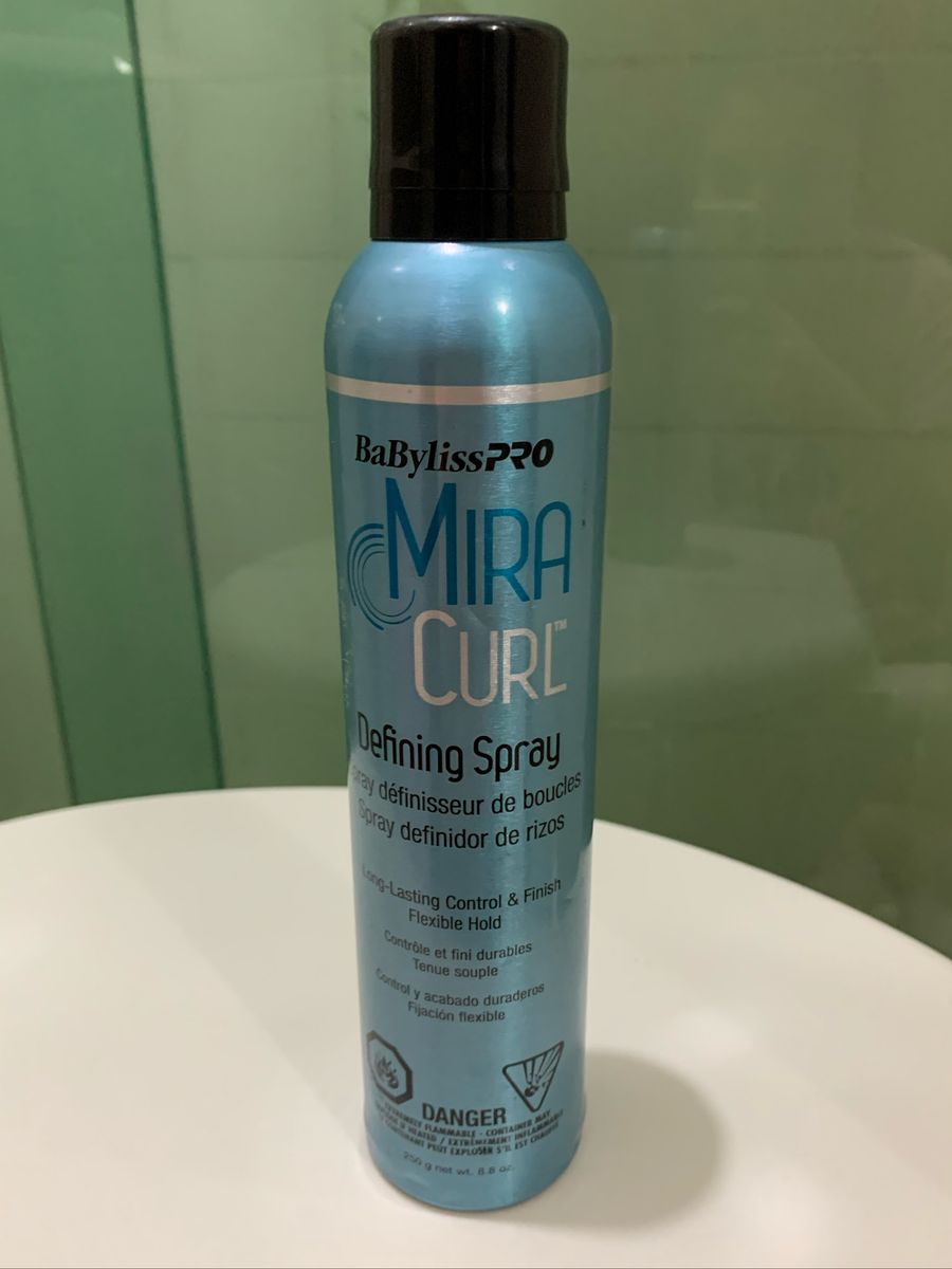 Spray Fixador de Cachos | Produto p/ Cabelos Feminino Babyliss Pro ...