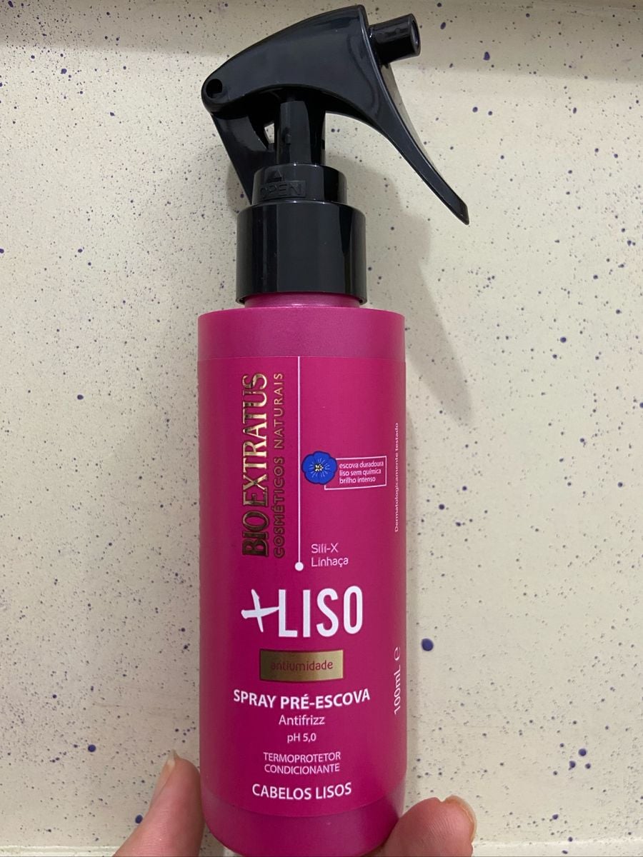Spray Protetor Térmico e Anti Frizz, Bio Extratus + Liso | Produto p ...