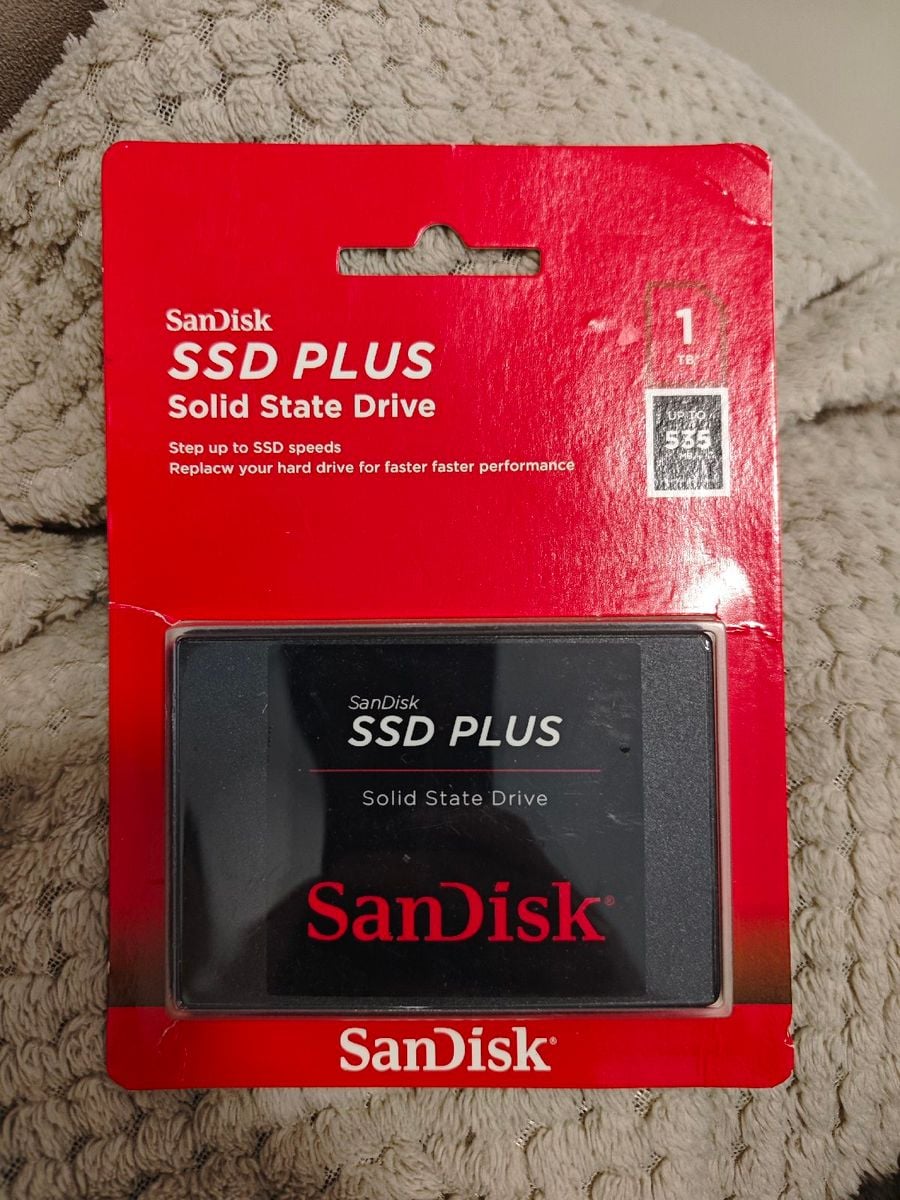 Ssd Sandisk Plus 1tb - Produto Importado | Sandisk Nunca Usado