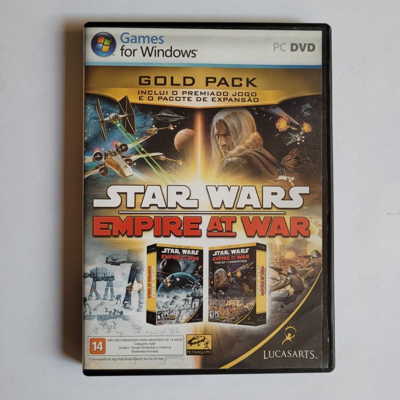 STAR WARS EMPIRE AT WAR DVD（PCゲーム） Star Wars - Empire At War - Pc | Dvd-Rom Usado 102426686 | enjoei